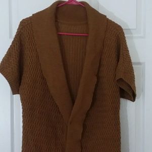 Short sleeve cardigan